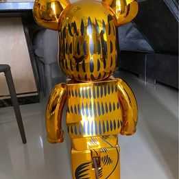Buy & Sell BE@RBRICK GARFIELD GOLD CHROME Ver. 1000％ | SASOM