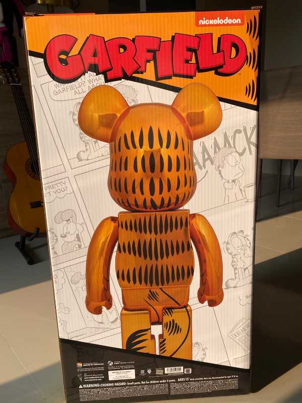 BE@RBRICK GARFIELD GOLD CHROME Ver. 1000% | ของแท้ BE@RBRICK GARFIELD GOLD CHROME Ver. 1000% | ของแท้