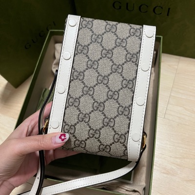 【関税&送料込】Gucci Gg Supreme Fabric Mini Gucci Horsebit G U C C I Horsebit 1955 Mini Rounded Bag Code: #CO240915166