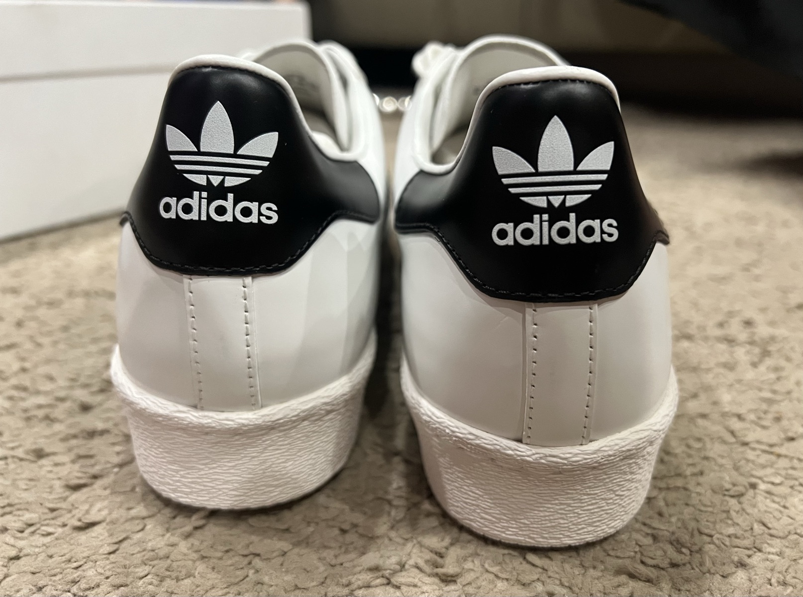 สนีกเกอร์ adidas Superstar Prada White Black SASOM