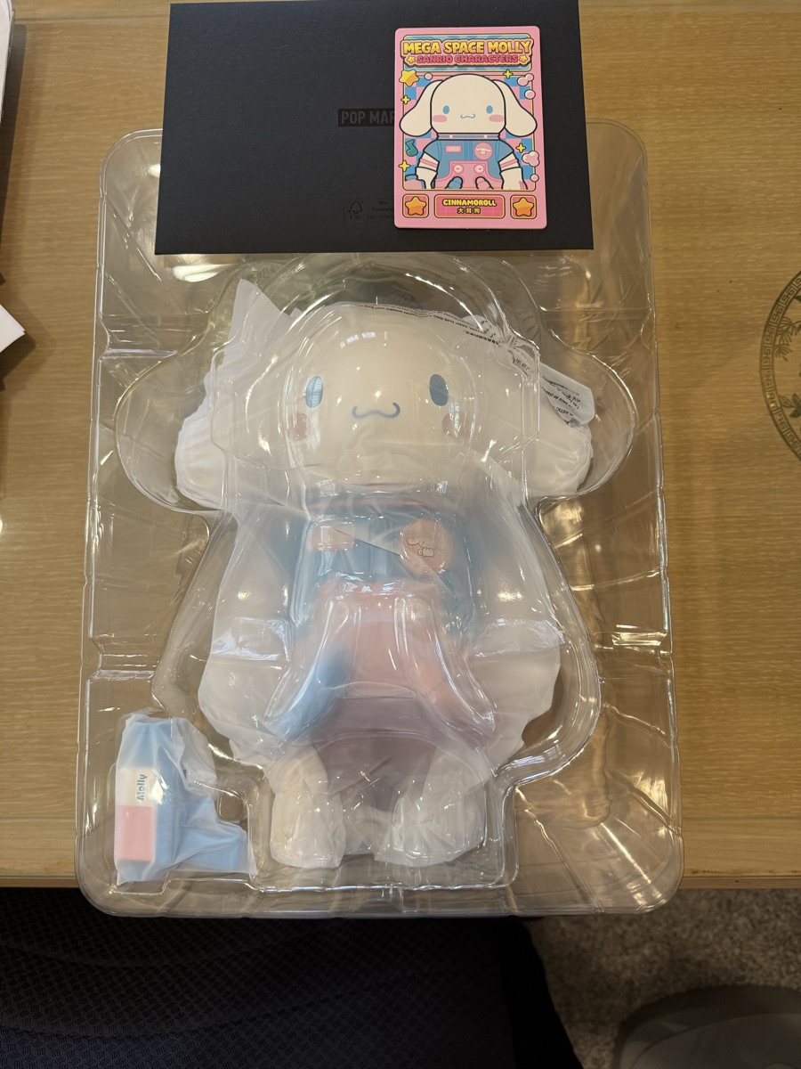 เช็คการ์ด) Pop Mart Cinnamonroll (MEGA SPACE MOLLY 400