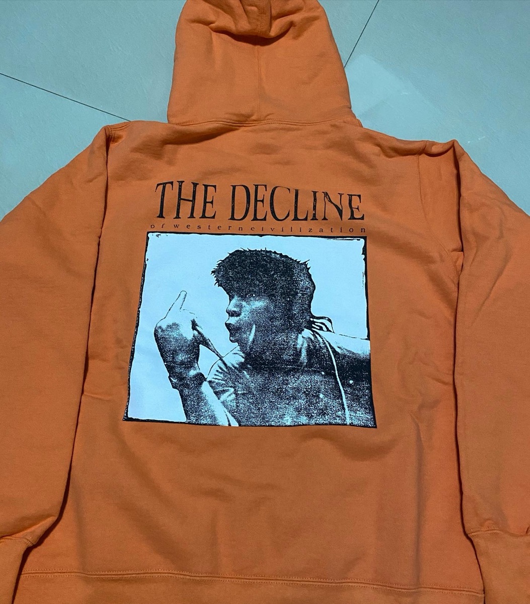 SUPREME THE DECLINE パーカー オレンジ Supreme Decline Hooded