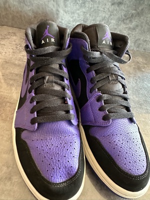 สนีกเกอร์ Jordan Mid Black Dark Concord ซื้อ-ขายของแท้