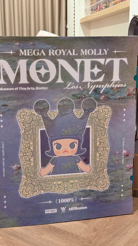 Pop Mart Mega Royal Molly Monet-Les Nymphéas 1000% | SASOM