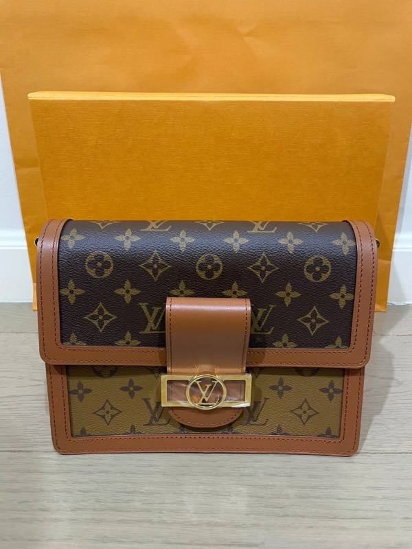 Authentic L V Dauphine Mini Reverse Bag Year 2022, Luxury, Bags & Wallets  on Carousell