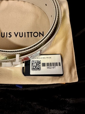 Louis Vuitton LV Shape Belt Monogram 40MM Prism - M0219T