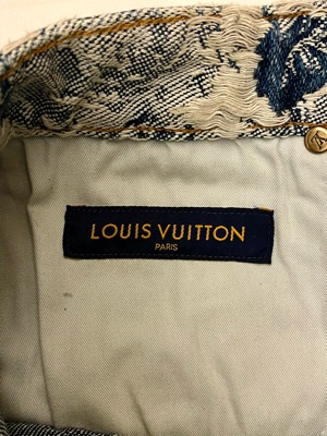 Shop Louis Vuitton 2023-24FW Louis Vuitton ☆1ABJ7E ☆Denim Carpenter Shorts  by aamitene