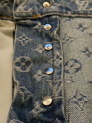 Louis Vuitton Baggy Denim Pants Indigo – Tenisshop.la