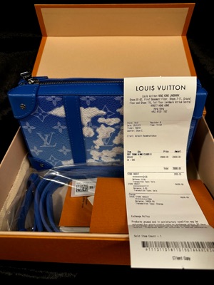 Louis Vuitton, Bags, Louis Vuitton Monogram Clouds Soft Trunk Necklace  Wallet M4544 Lv Auth 39069a