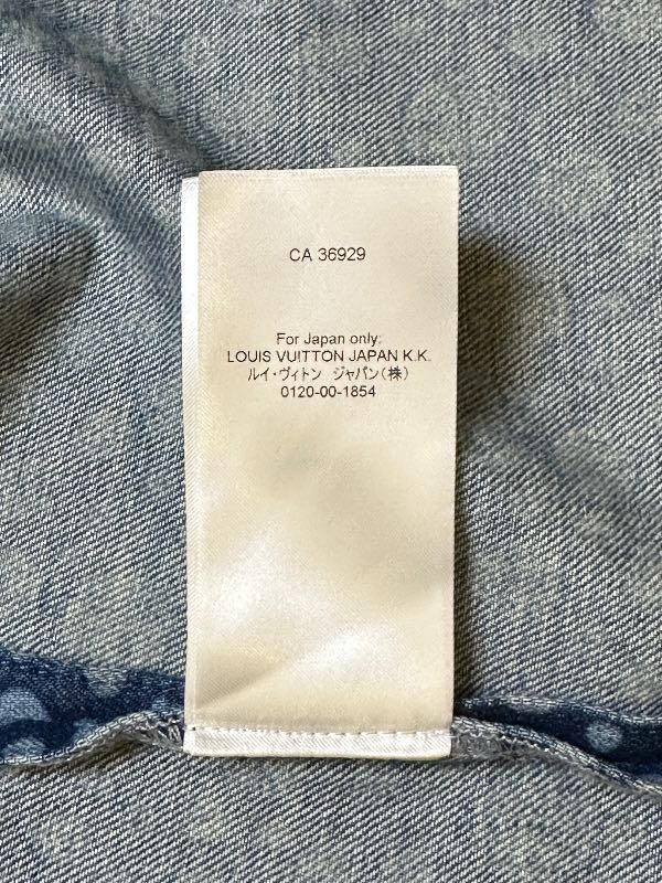 Louis Vuitton® LV X Yk Infinity Dots Denim Shirt Indigo. Size 5XL in 2023