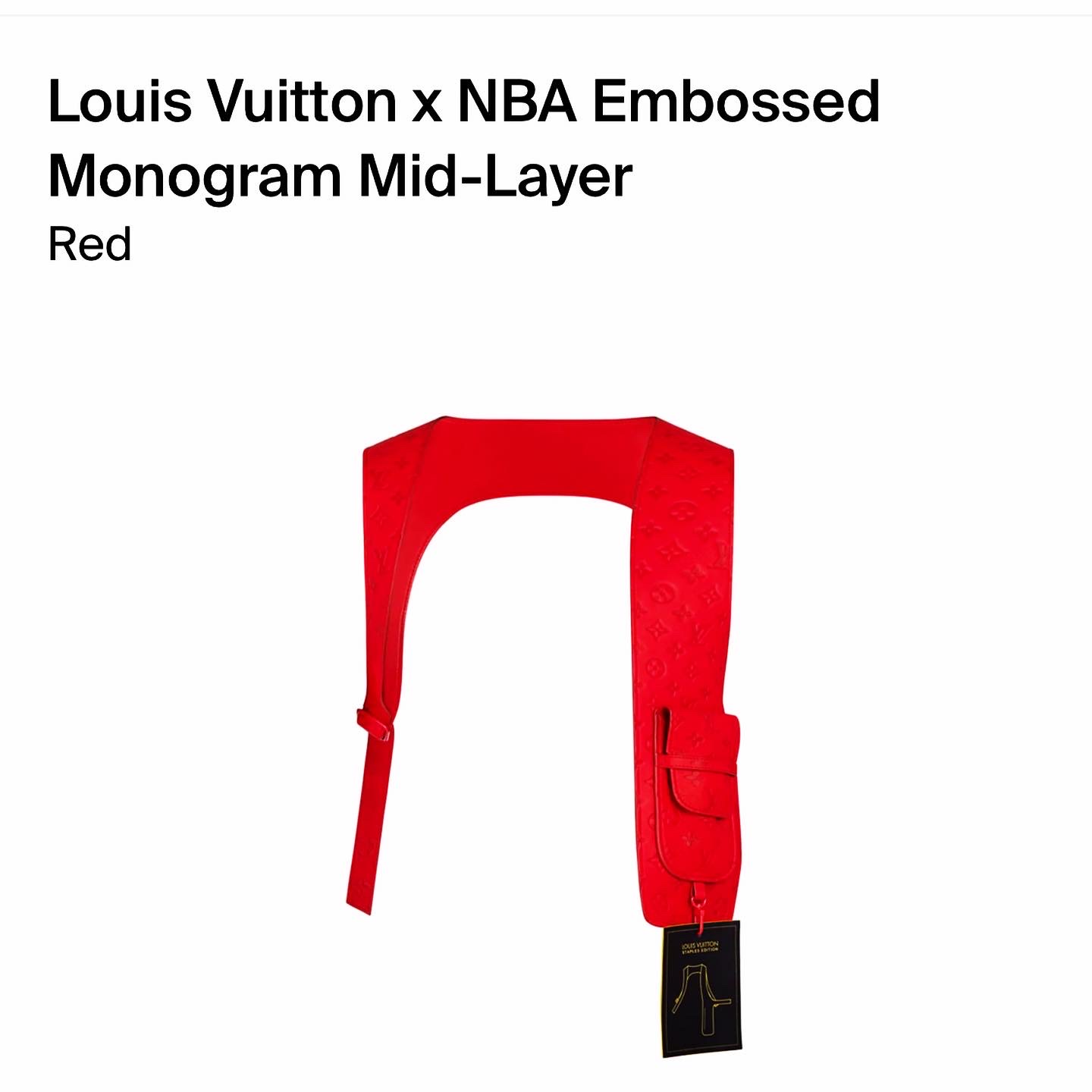 Louis Vuitton Louis Vuitton Monogram Embossed Midlayer/Harness