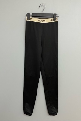 GUCCI The North Face x Gucci - Cotton-Blend Jersey Leggings in Black