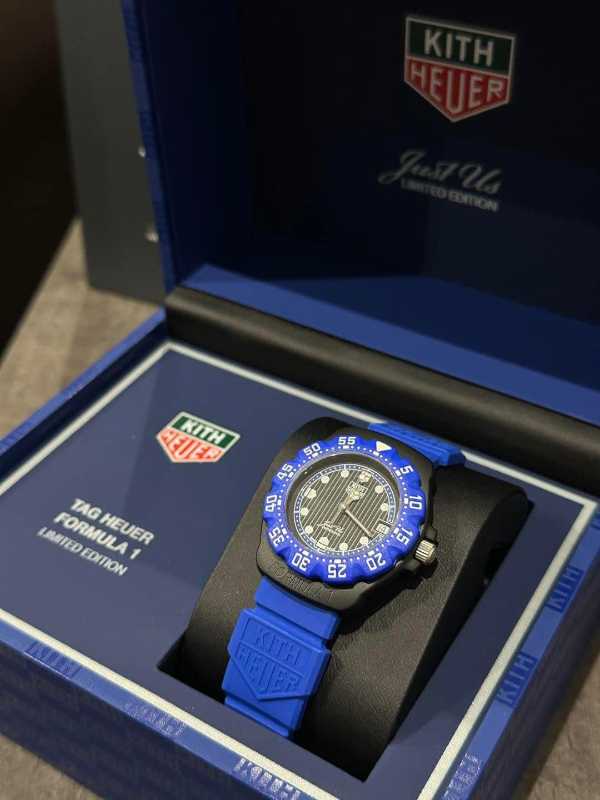 Tag Heuer Formula 1 Kith In Quartz 35 MM Steel Black PVD Blue