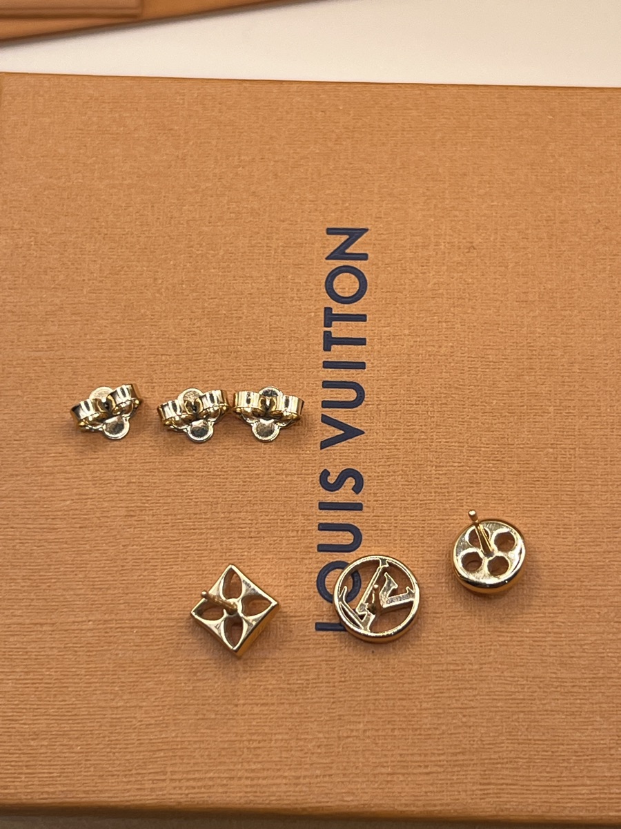 【SALE】LOUIS VUITTON/CRAZY IN LOCK EARRINGS SET/3点1set Louis Vuitton Crazy in Lock Earring set and 2022 Agenda