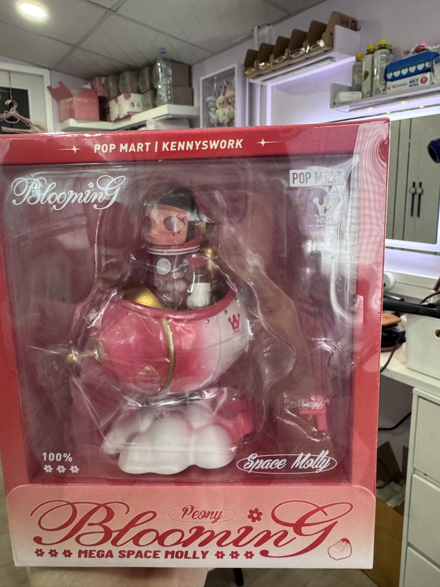 Pop Mart Mega Space Molly 100% Blooming Series-Peony | SASOM