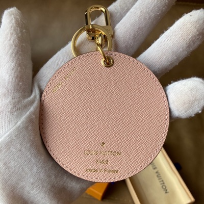 Louis Vuitton Illustre Vivienne Funfair Xmas Bag Charm And Key Holder Monogram  Rose Ballerine Pink for Women