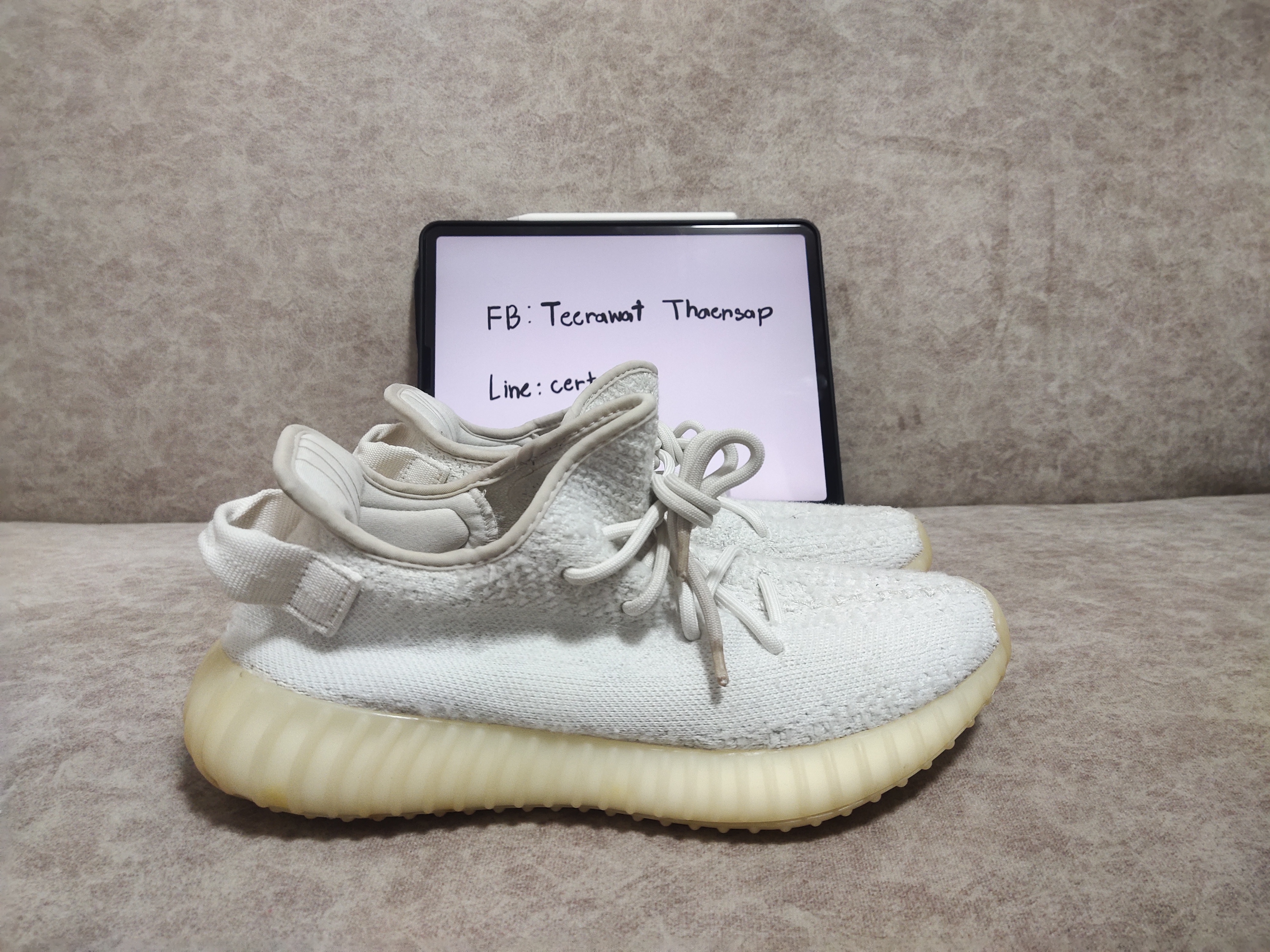 yeezy cream yellowing