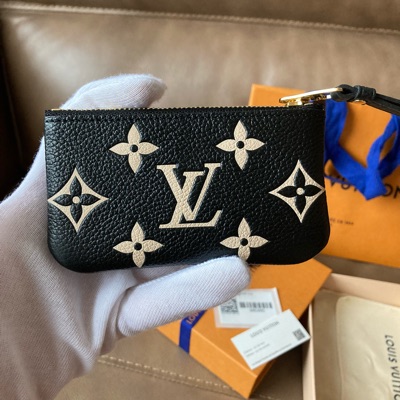 SASOM  bags Louis Vuitton Key Pouch Bicolor Monogram Empreinte Leather  Black Beige Check the latest price now!