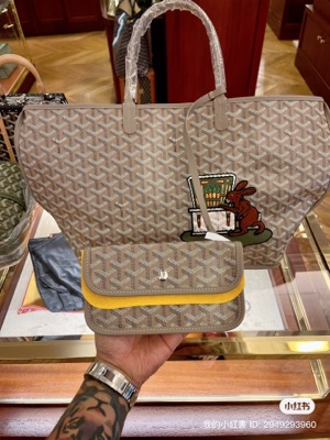 Goyard Embroidered Anjou PM Tote