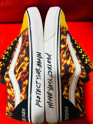 สนีกเกอร์ Vans Old Skool Mindseeker Yellow Fire | SASOM