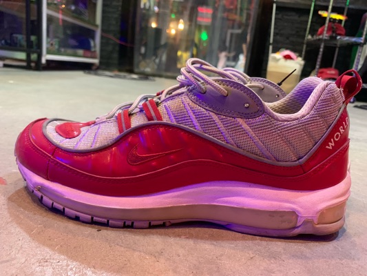 Supreme x Nike Air Max 98 Varsity Red, 844694-600