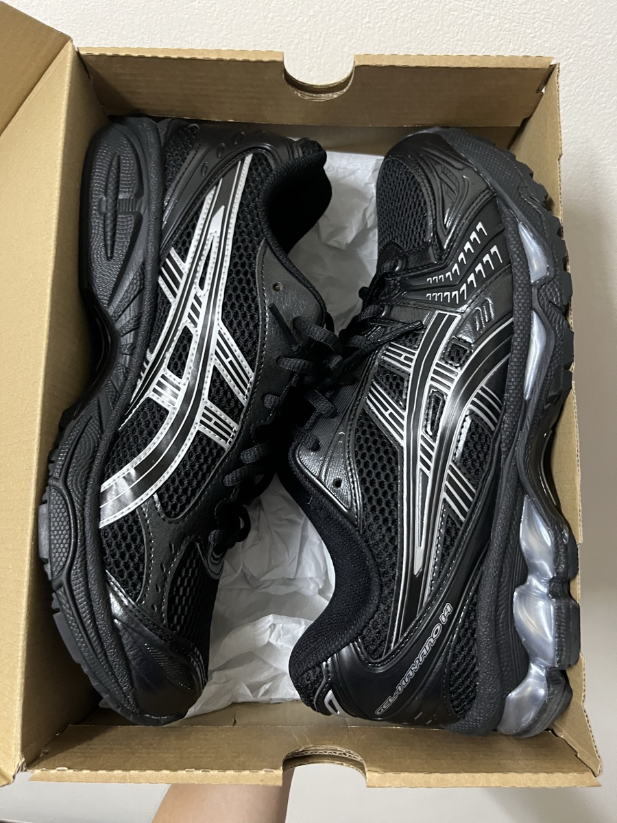 靴 asics Gel Kayano 14 Black Pure Silver 27 Asics Gel Kayano 14 'Black Pure Silver' — Kick Game