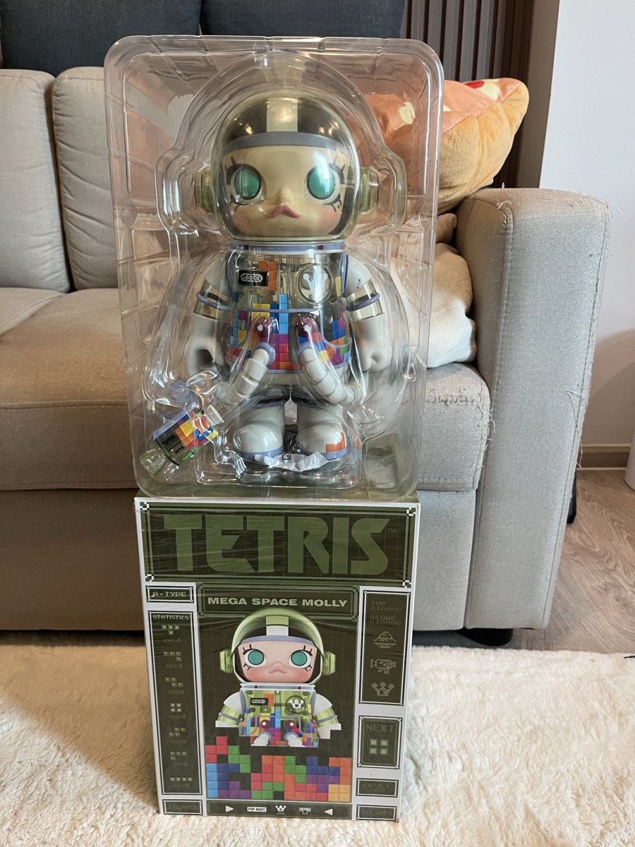 Buy & Sell Pop Mart Space Molly Tetris 400% | 100% Authentic