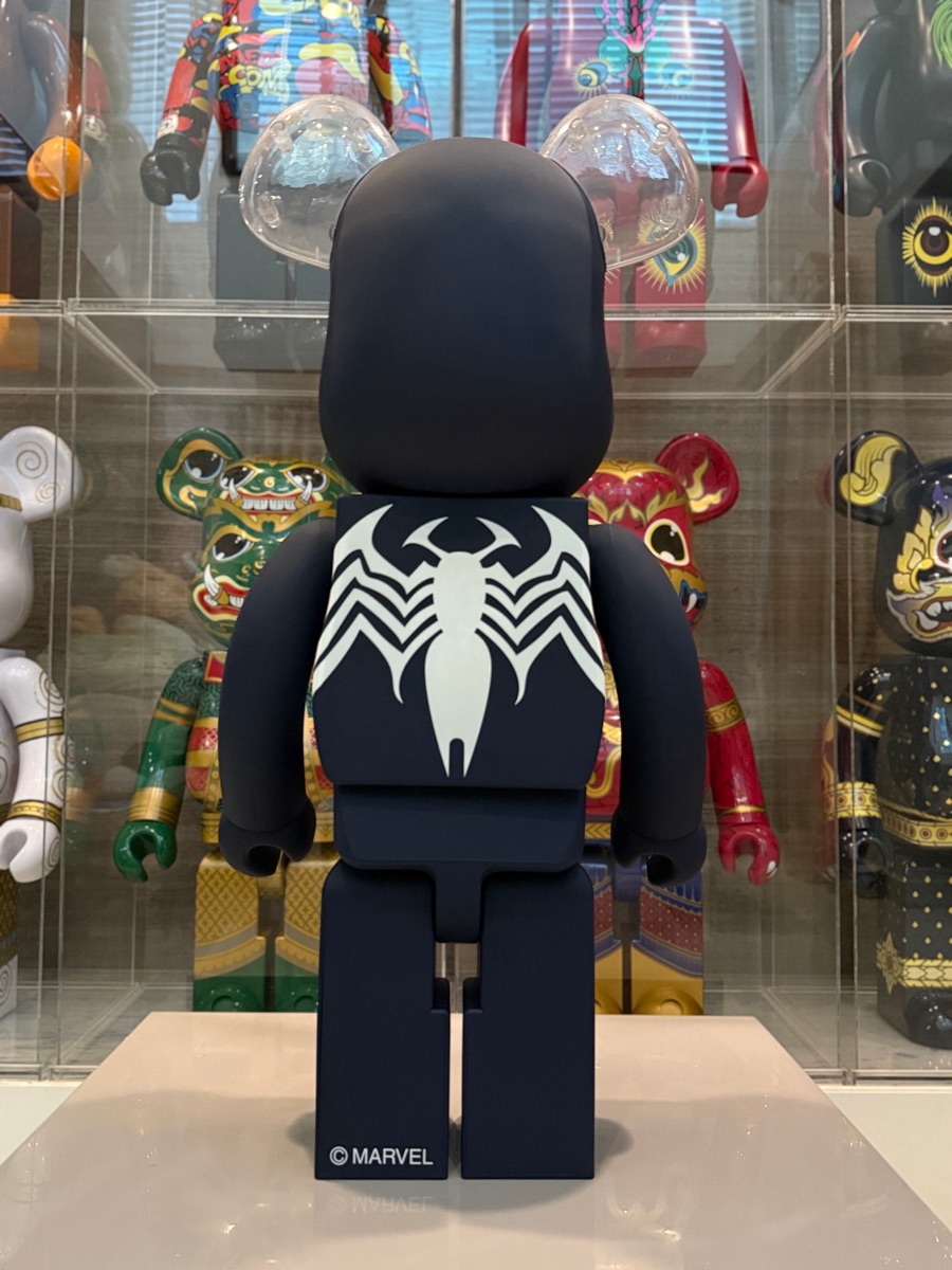 MEDICOM TOY - 新品即納 MEDICOM TOY BE@RBRICK VENOM 1000％ Bearbrick Venom 400% Happy Kuji Last Spider-man Be@rbrick