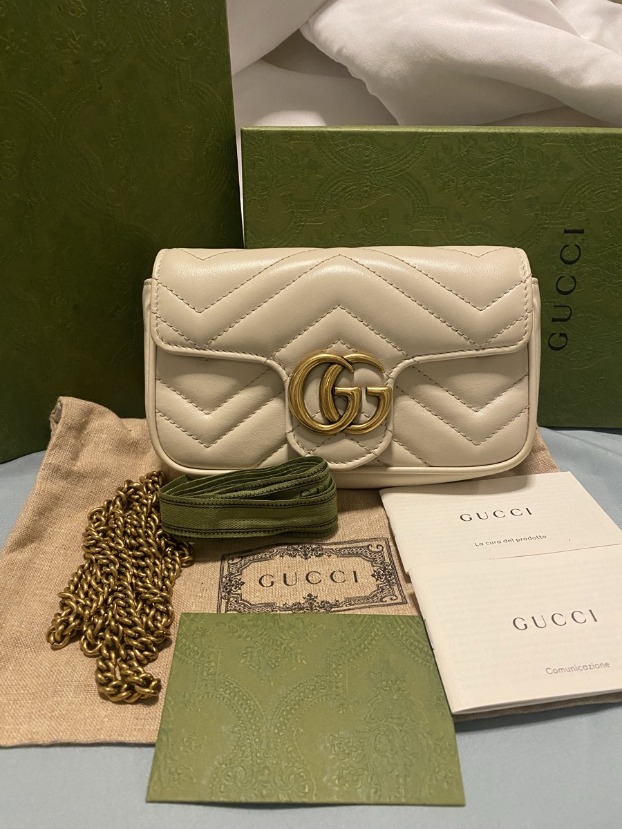 Gucci GG Marmont Super Mini Bag Shop Authentic at SASOM