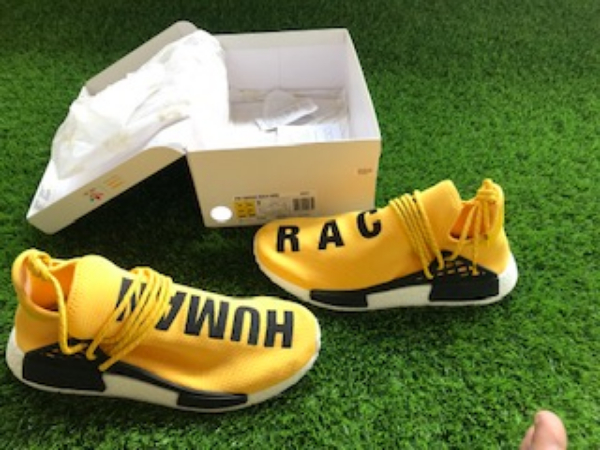 adidas NMD HU Pharrell Human Race Yellow Men's - BB0619 - US