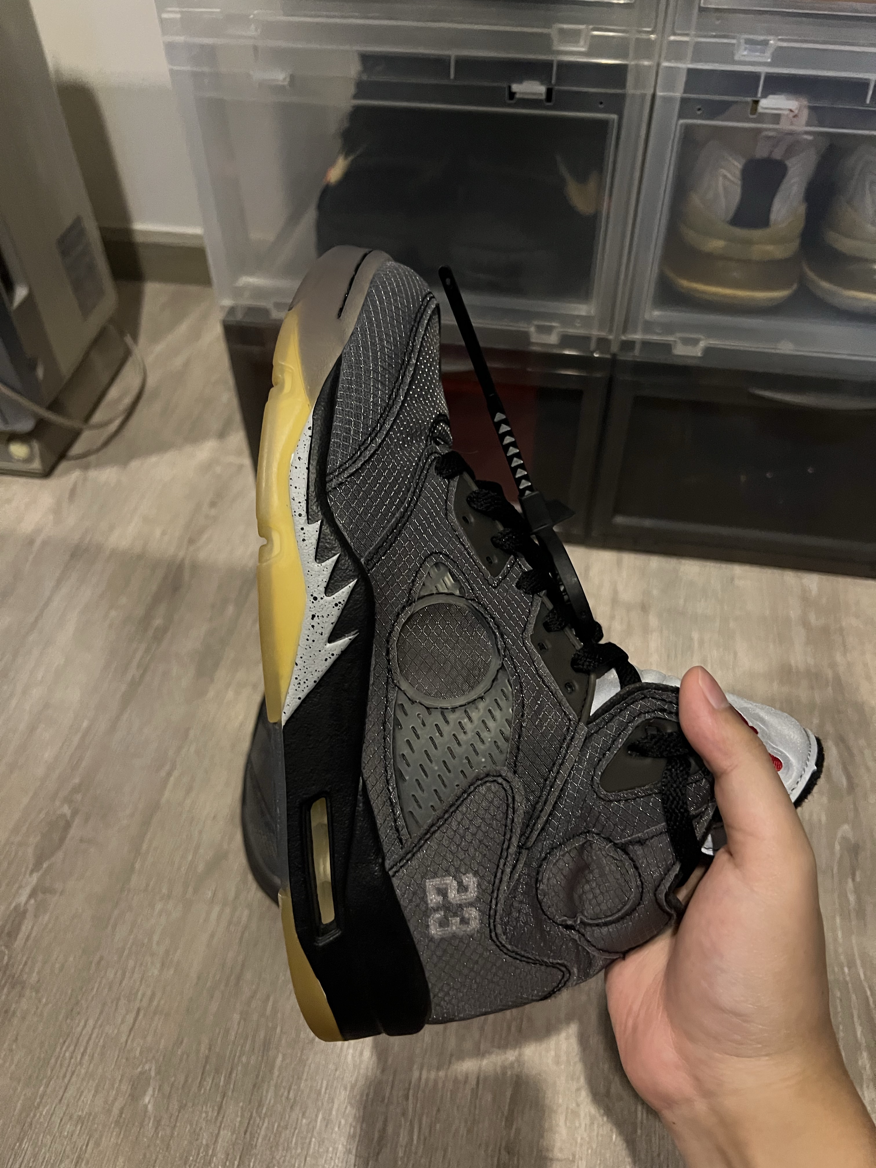 jordan 5 off white box