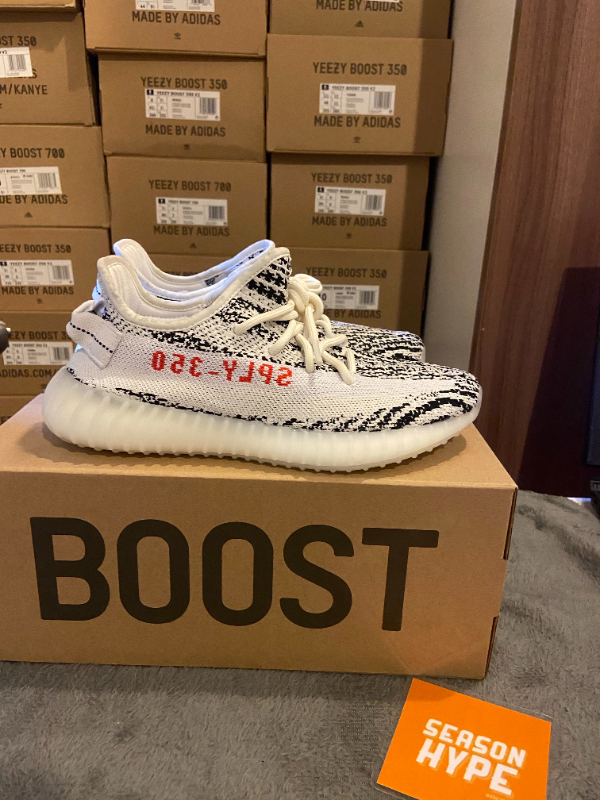 yeezy zebra size 9