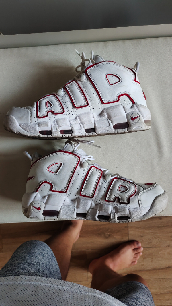 Uptempo 96 white sales red