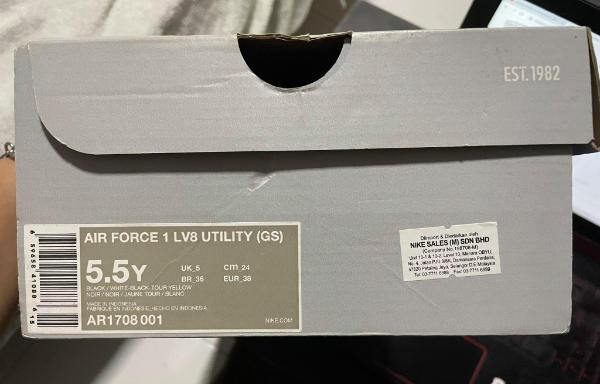 Nike Air Force 1 LV8 Utility GS AR1708-001