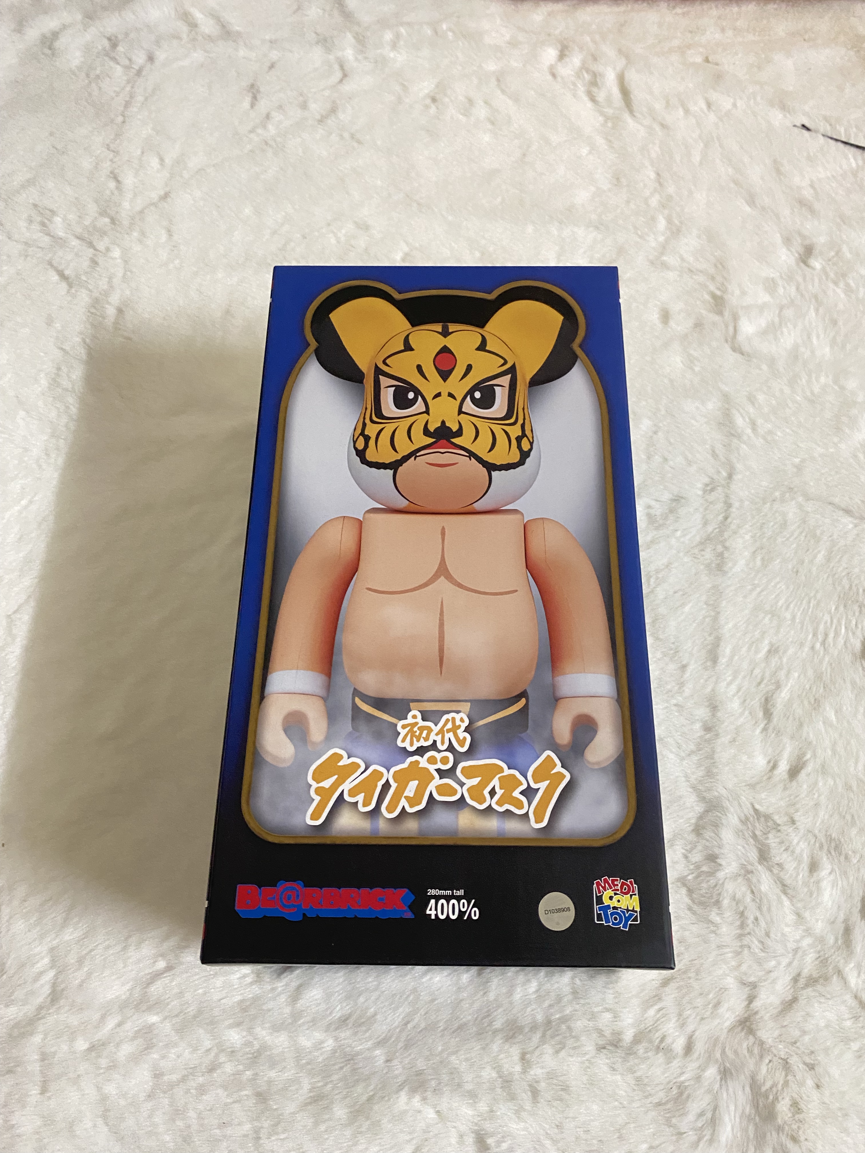 その他 BE@RBRICK - BE@RBRICK FIRST GENERATION TIGER MASK Be@rbrick First Generation Tiger Mask 1000% by Medicom Toy