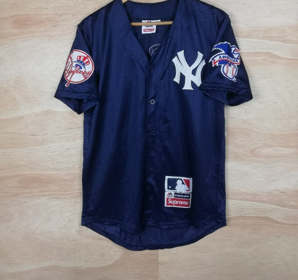 supreme yankees baseball jersey - OFF-67% > Shipping free
