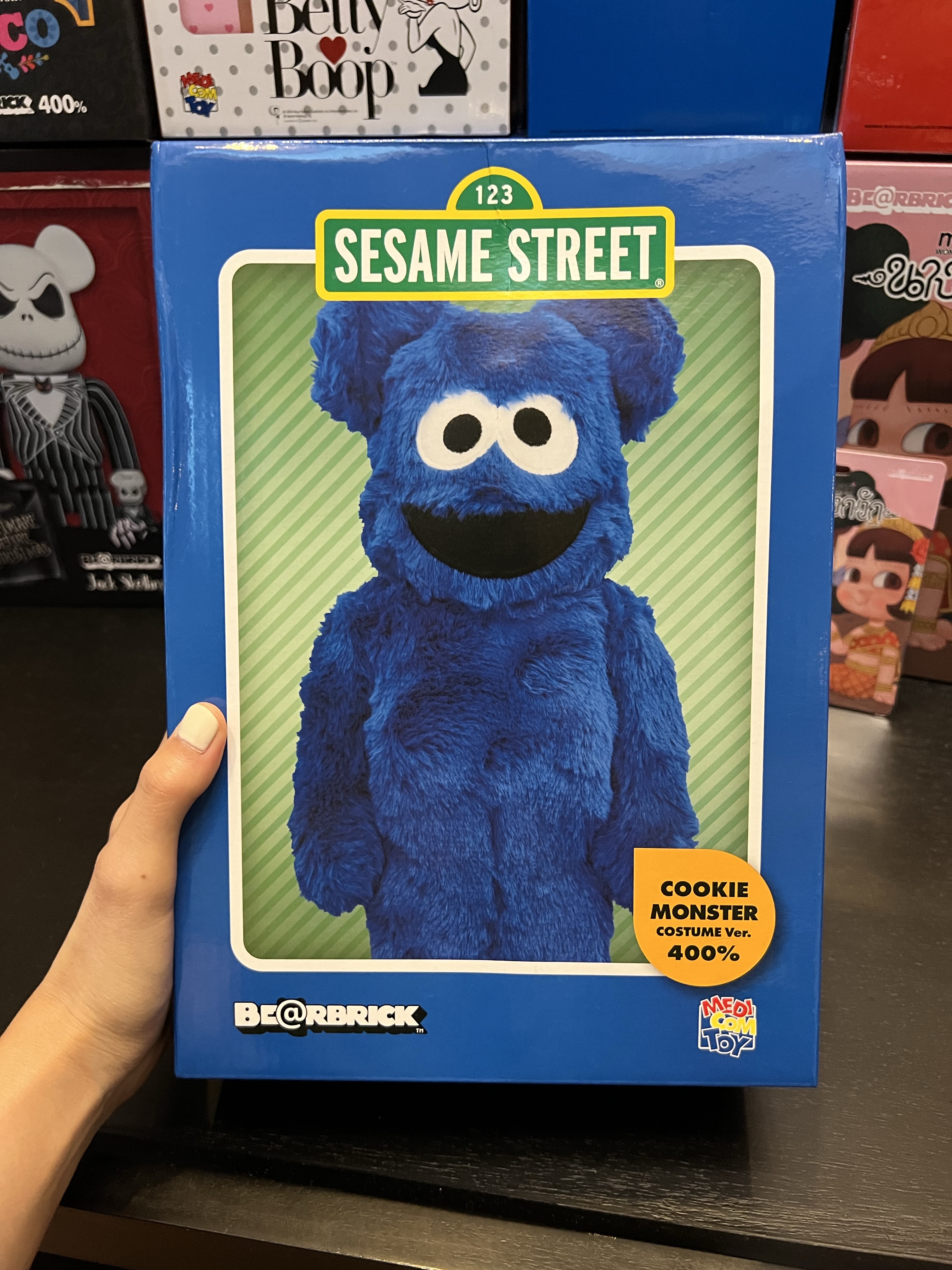 SASOM | collectibles BE@RBRICK COOKIE MONSTER Costume Ver. 400% Check the  latest price now!