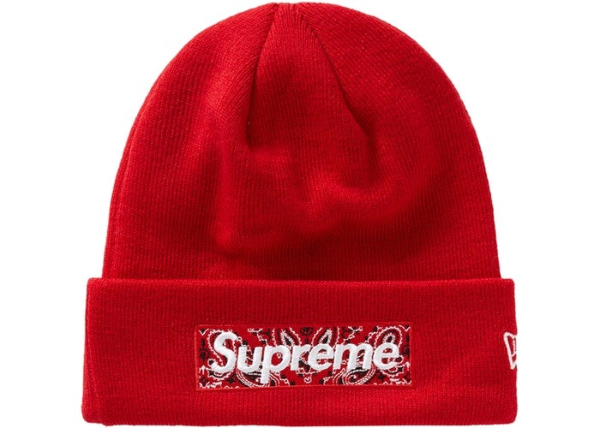 supreme box logo new era beanie