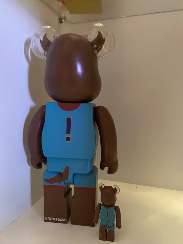 BE@RBRICK Space Players Tasmanian Devil 400％+100％ | ของแท้