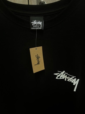 【STUSSY★】Plush T-Shirt Black Stussy Plush T Shirt | Grailed