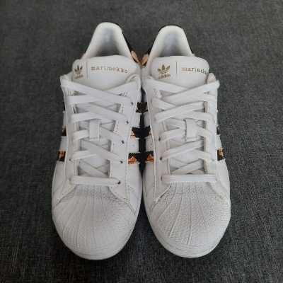 adidas gazelle silver green womens Adidas Womens Marimekko x Superstar Sneakers