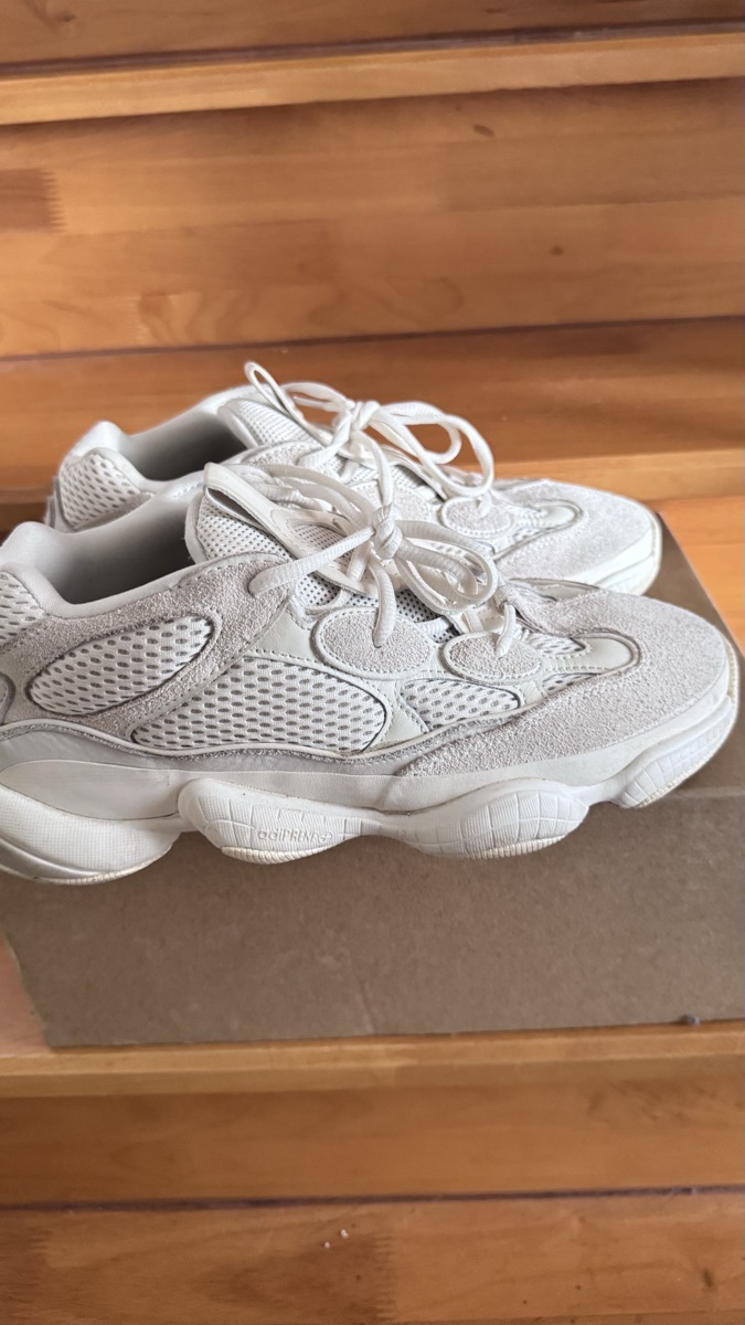 adidas gazelle silver green womens adidas Yeezy 500 "Bone White" (2023)
