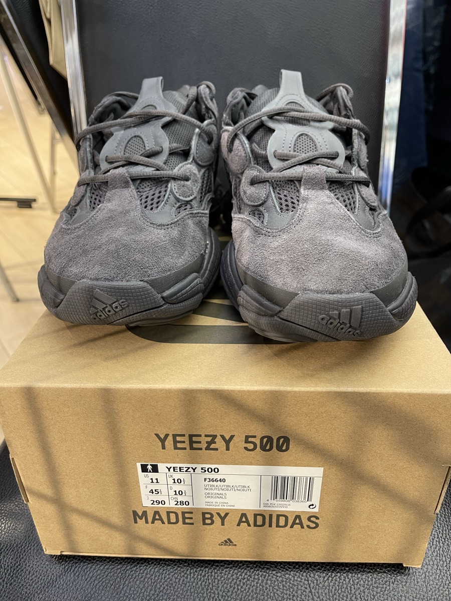 adidas gazelle silver green womens Adidas Originals Yeezy 500 'Utility Black' – What's Your Size UK main image 1