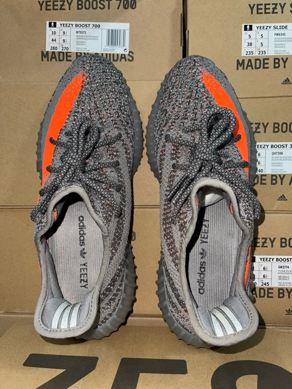 adidas gazelle silver green womens adidas Yeezy Boost 350 v2 Carbon Beluga (Preloved) UK 9.5