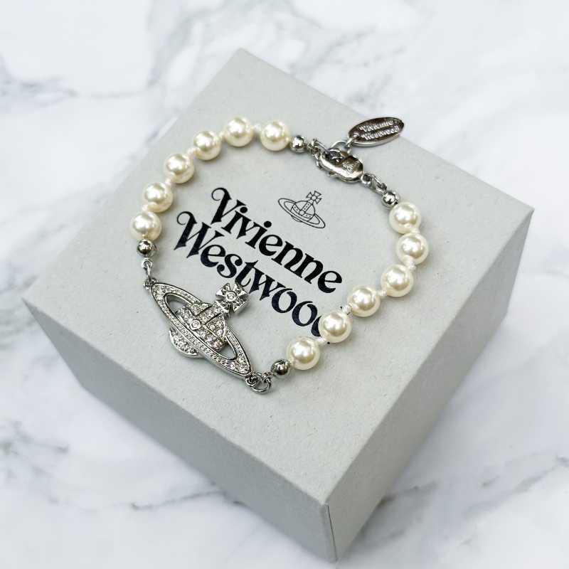 アクセサリーその他 Vivienne Westwood Mini Bas Relief Chain platinum bracelet Vivienne Westwood Man. Mini Bas Relief Chain Bracelet
