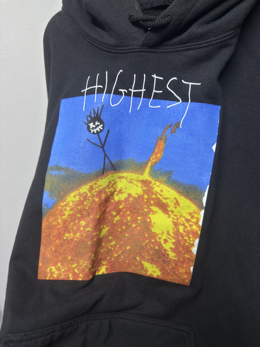 ★入手困難★Travis Scott Highest In The Room Sun Hoodie NWT 2019 TRAVIS SCOTT Highest In The Room HDY Sun Black