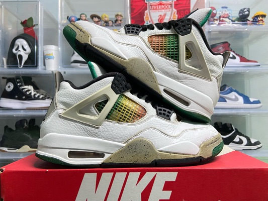 Buy \u0026 Sell Jordan 4 Retro Lucid Green Rasta (W) | SASOM