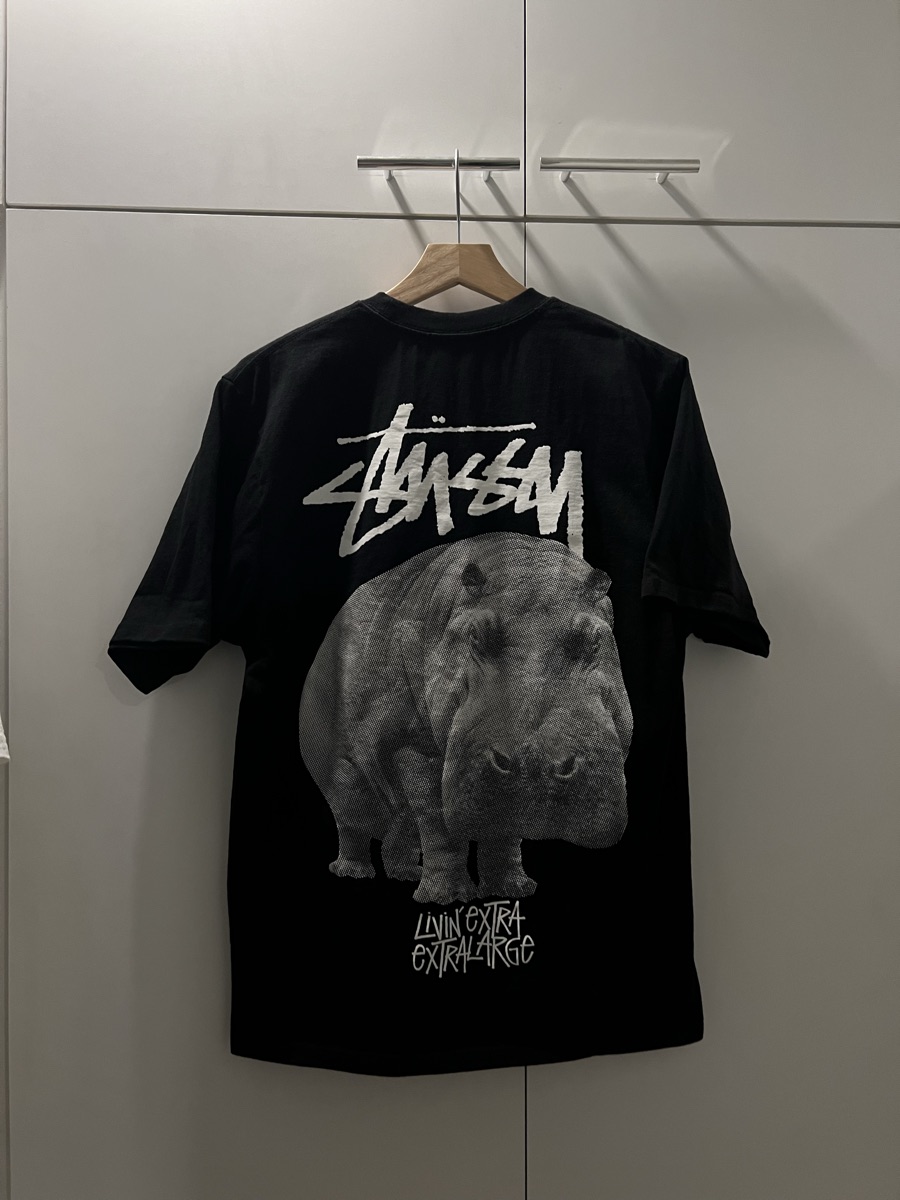 ★韓国の人気★【STUSSY】★Stussy Livin' Large T-Shir.t★ ☆韓国の人気☆【STUSSY】☆Stussy Livin' Large T-Shir.t