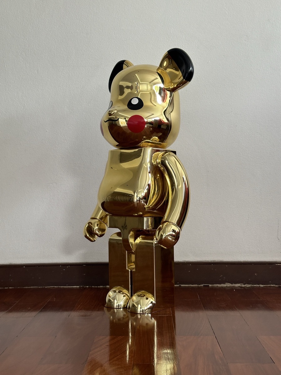 BE@RBRICK - 【未開封】BE@RBRICK PIKACHU GOLD CHROME BE@RBRICK Pikachu Pokemon GOLD CHROME Ver. 100% & 400