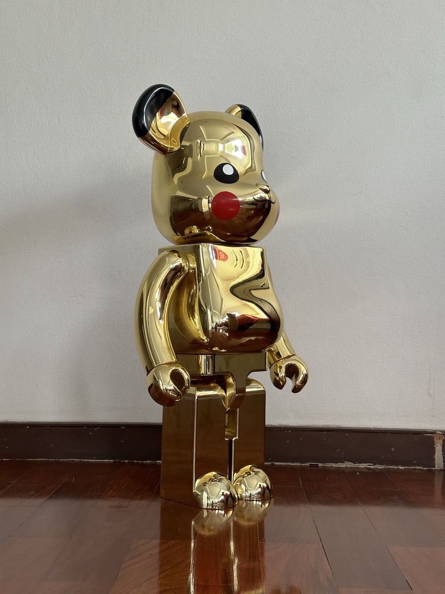 MEDICOM TOY - BE@RBRICK ピカチュウGOLD CHROME Ver.1000％ BE@RBRICK Pikachu GOLD CHROME Ver 1000％ Medicom Toy Pokemon
